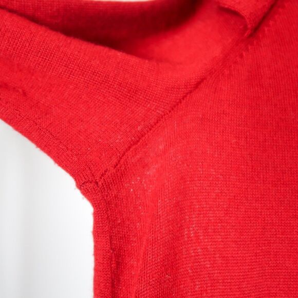 Anthropologie Moth Womens Sweater Size Small Red Wool Blend Long Sleeve - Picture 6 of 11